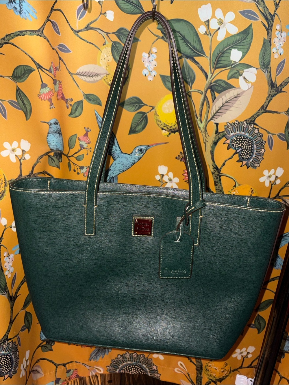 Dooney And Bourke Ivy Saffiano Leather Charleston Tote
